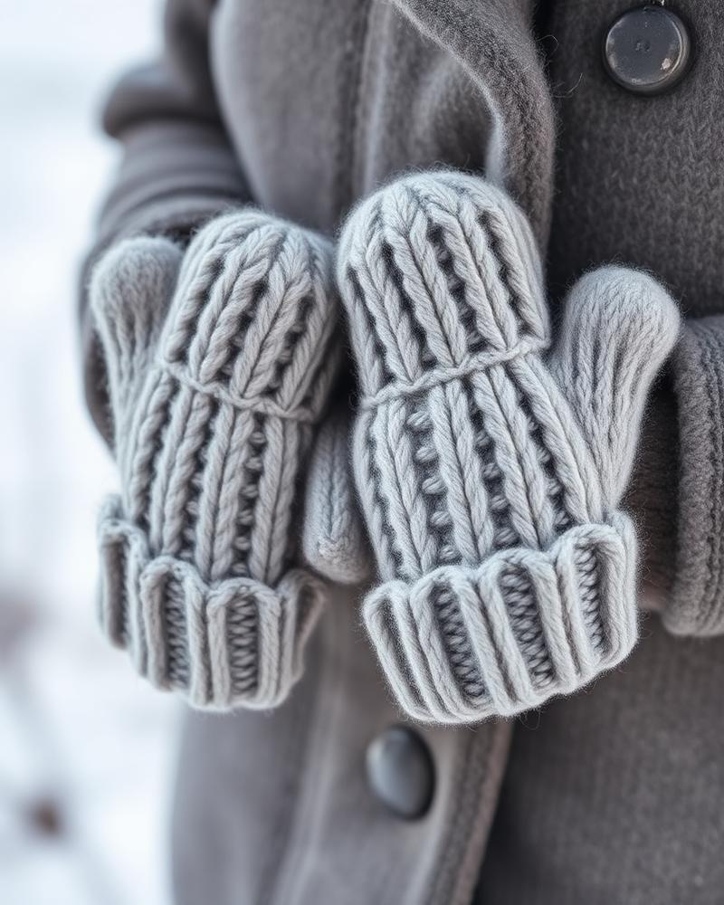 Glacier Wool Mittens